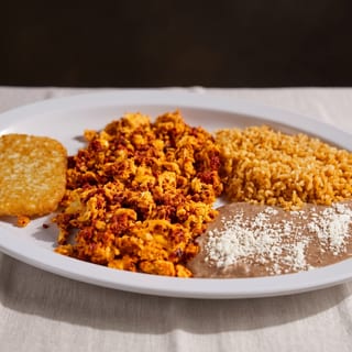 Huevos Con Jamon, Tocino Y Chorizo
