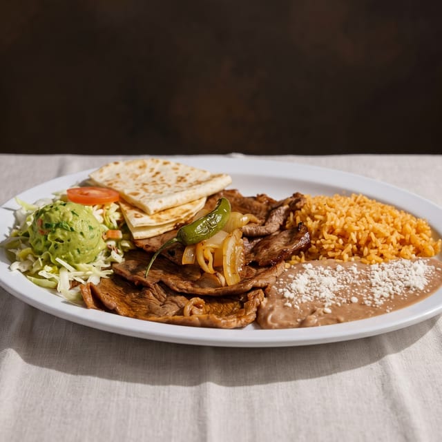 Carne Asada Plate.
