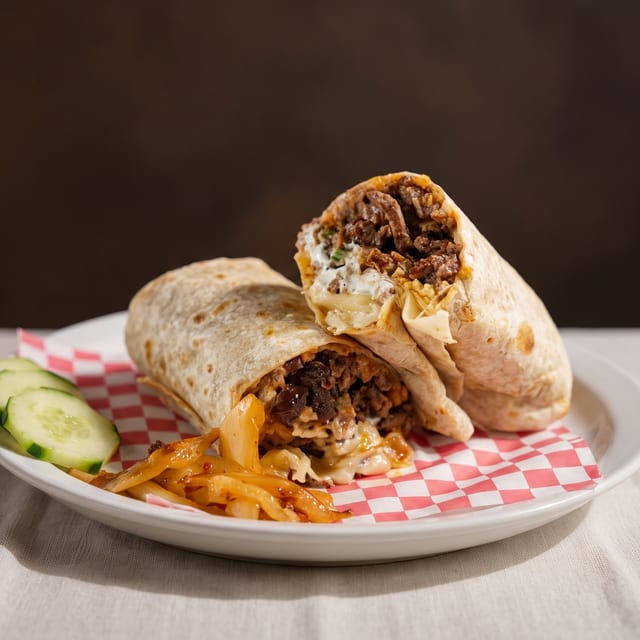 All Meat Burrito.