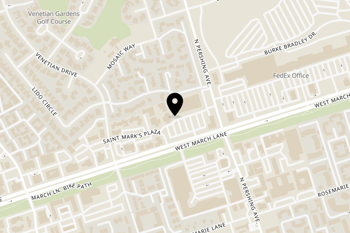Map showing the location of Don Mayita Authentic Mexican Restaurant Stockton on 1461 W March Ln in Stockton